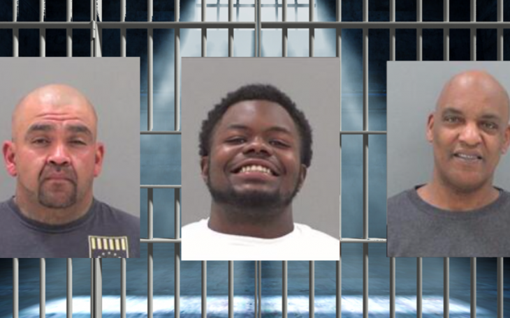 Luis Esparza (L) Le'Andre Hayes (M) Joel Patton (R)