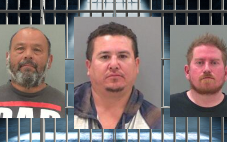 Luis Fuentez (L) Spartacus Redfeather (M) Kevin Hunter (R)