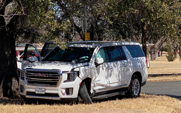 Crash at W. Beauregard and S. Campus on Mar. 16, 2022