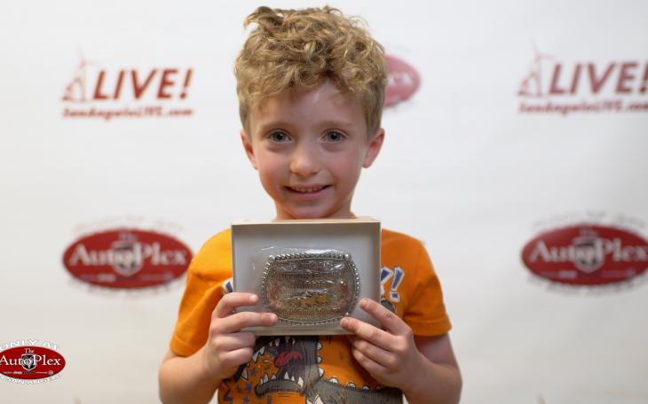 Six-year-old Ryan Beach stole the show with an 88-point ride during Performance 7 of the 2022 San Angelo Rodeo on April 9, 2022