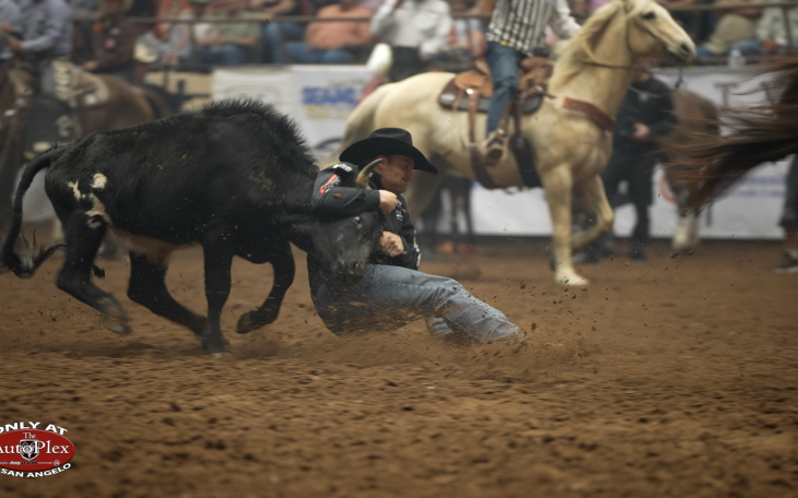 Eldridge Steer Wrestling at the 2022 San Angelo Rodeo