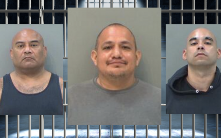 Bernabe Martinez (L) Jose Gonzalez (M) Gabriel Perez (R)