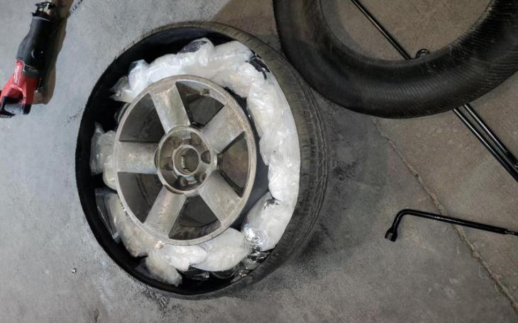 Border Agents Find Meth Hidden in a Tire (Contributed/CBP)