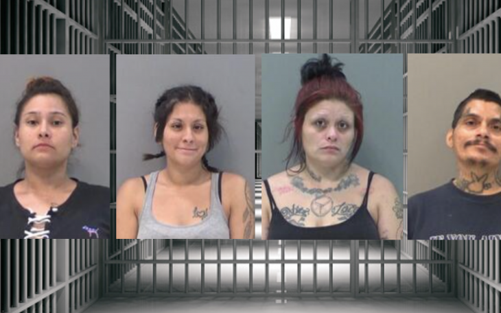 Mercedes Salazar, Stephanie Florez, Mercedes Gaitan, and David Gaitan. (R-L)