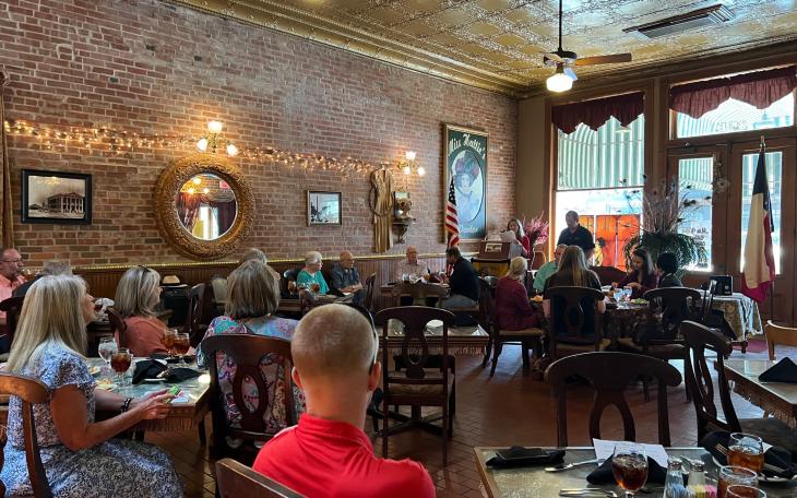 Tom Green County Judge Steve Floyd Addresses Pachyderm Club 6.15.22 (LIVE! Photo/Yantis Green)