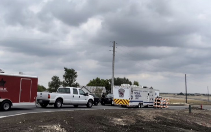 Emergency Crews in Jarrell, Texas