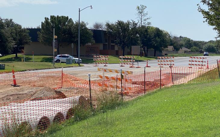 Construction on Southwest Blvd. at Green Meadow 2021 (LIVE! Photo/Yantis Green)