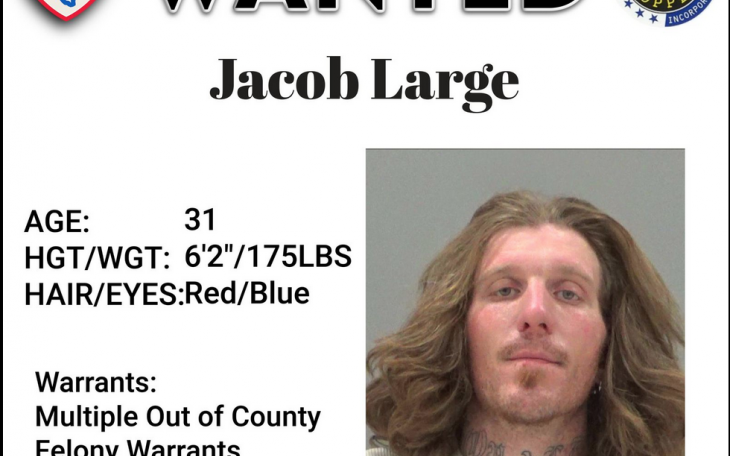 Jacob Large Wanted by SAPD (Contributed/SAPD)