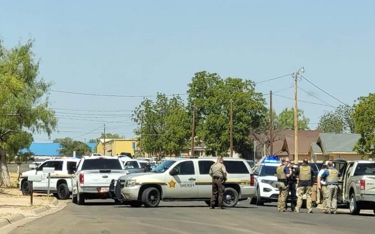 Law Enforcement Standoff MLK Blvd. 7/19/22 (Contributed/LIVE! reader)