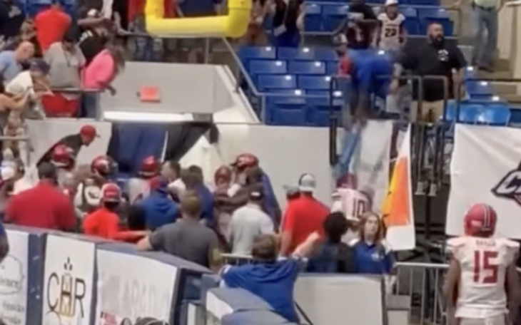 Fan Hits Player in Head with Metal Chair at Warbirds Game