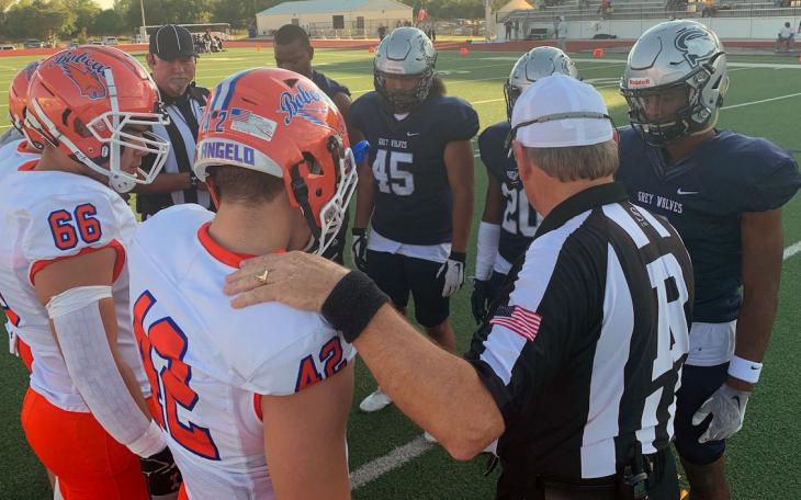 San Angelo Central faces Killeen Shoemaker on Aug. 26, 2022 - Coin toss