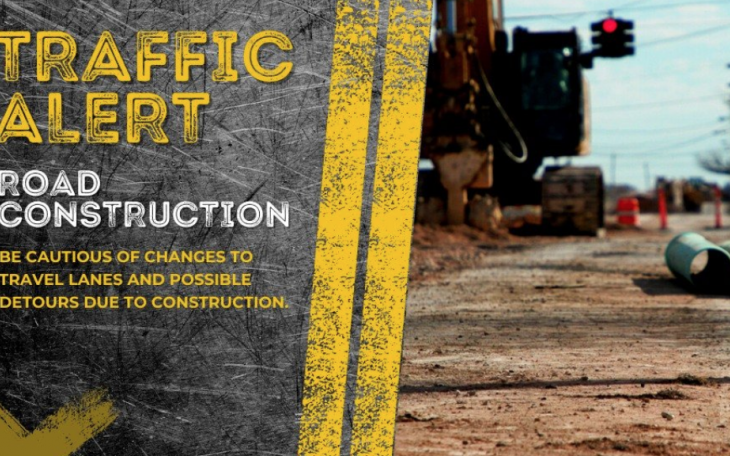 Road Construction Traffic Alert Image (Contributed/COSA)