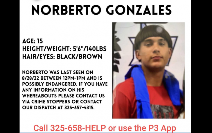 San Angelo Police Searching for Norberto Gonzales (Contributed/SAPD)