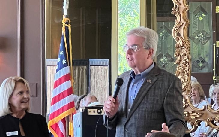 Texas Lt. Gov. Dan Patrick at CVRW (LIVE! Photo/Yantis Green)