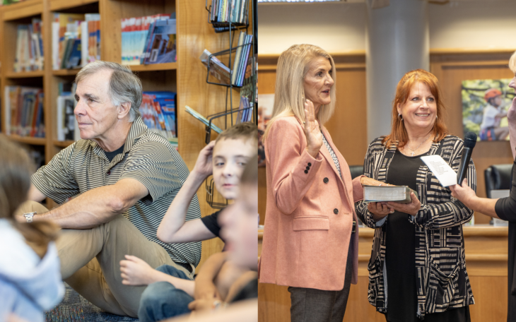 Lanny Layman (L) Pam Duncan (R)