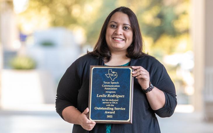 Dr. Leslie Rodriguez TSCA Award 2022 (Contributed/ASU)
