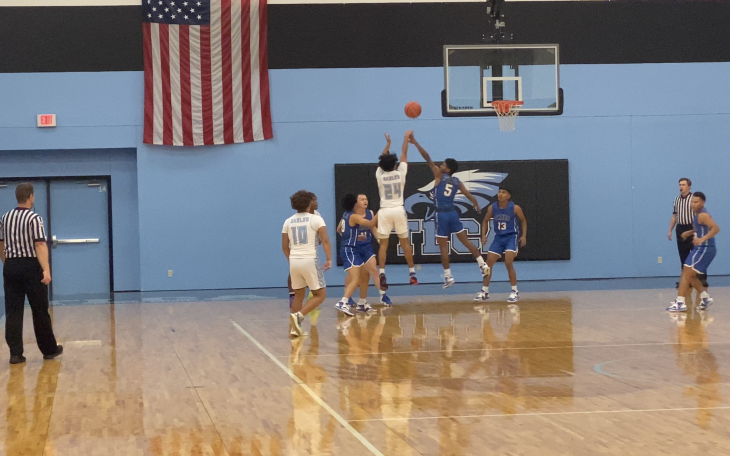 TLCA Eagles Jaidden Villanueva Takes a Shot in their Home Opener!