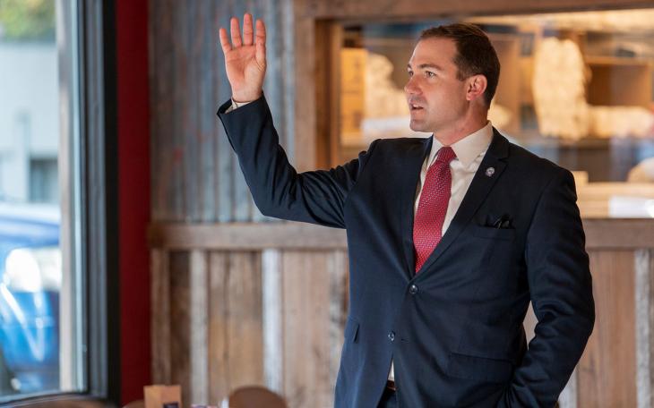 Trey Holmes at Southwestern Baptist Theological Seminary in 2020