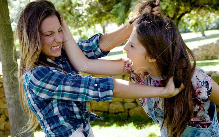 Girl Fight Stock Image (Courtesy/123rf)