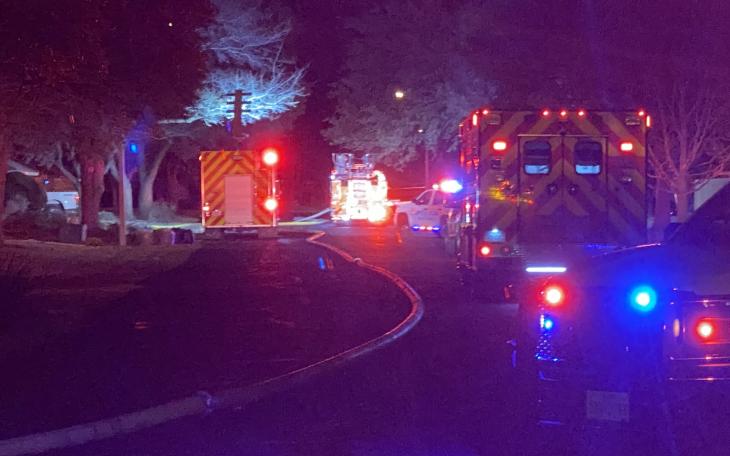 House Fire on Equestrian (LIVE! Photo/James Bouligny)