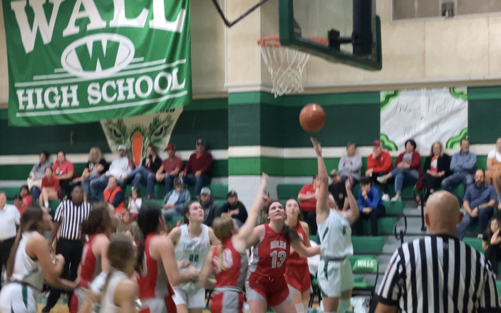 The Lady Hawks beat the Lady Bulldogs of Miles!