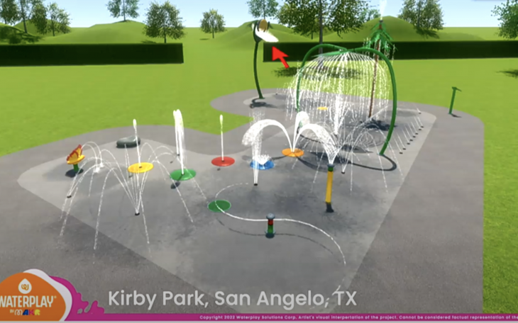 Splash Pad at Kirby Park