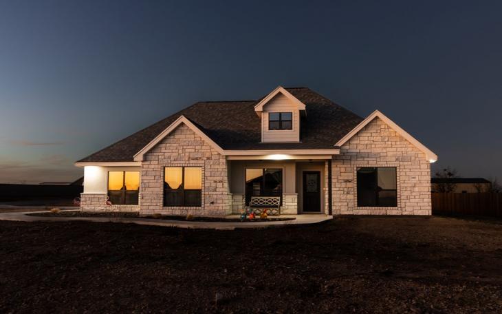 Corner lot in the county