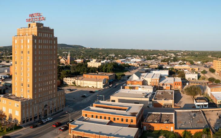 Big Spring, Texas, the county seat of Howard County.