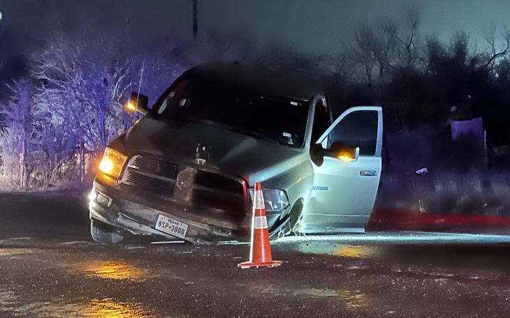 Rollover Crash on Old Christoval Rd. 2.25.23 (LIVE! Photo/Yantis Green)