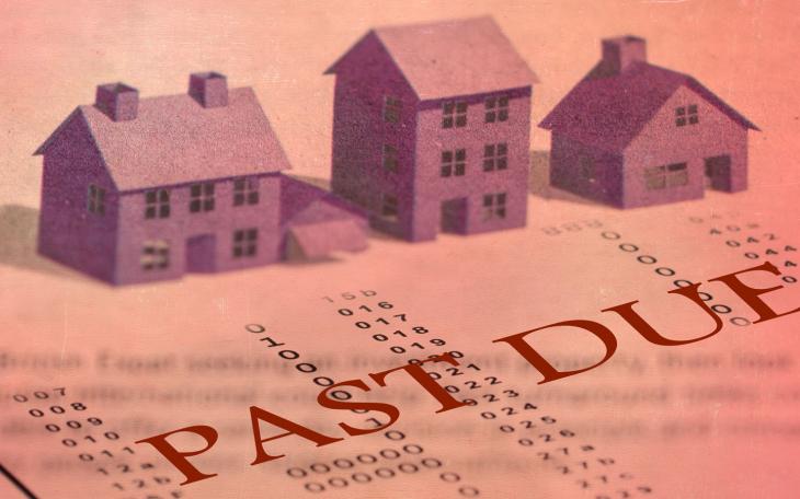 Past due mortgage payments graphic