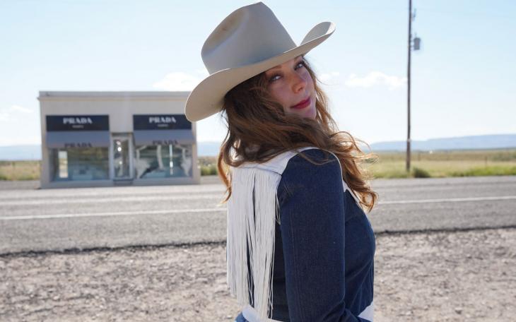 Kaitlin Butts in Marfa, Texas