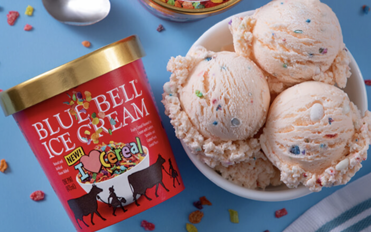 Blue Bell's New Flavor "I ❤️ Cereal!