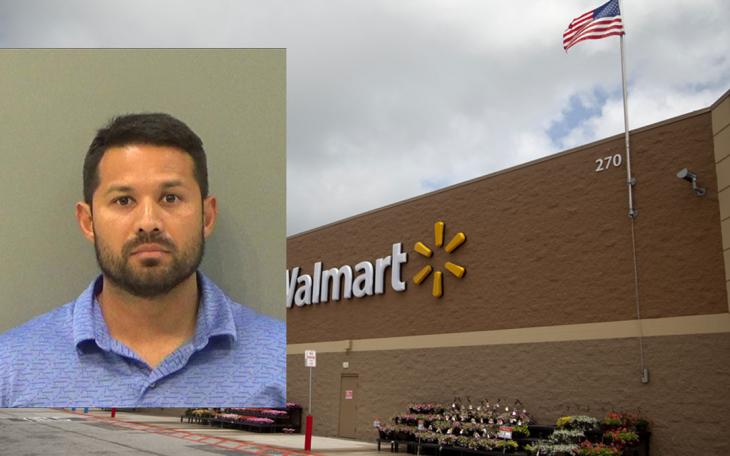 Former SAPD officer Jayson Zapata was arrested for shoplifting at the Walmart, 5501 Sherwood Way, on Oct. 4, 2022.