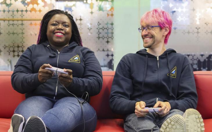 Ashlyn Sparrow, Dr. Patrick Jagoda (Courtesy/ASU)