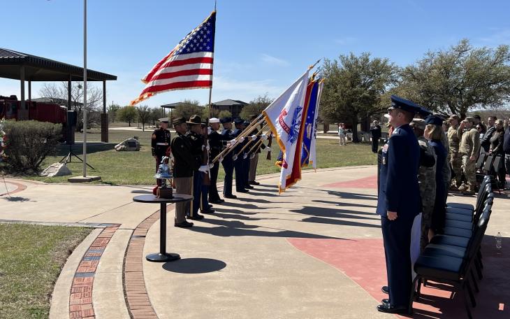 Goodfellow AFB Honors Fallen Firefighters (LIVE! Photo/Joe Hyde)