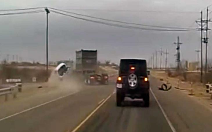 A ghastly collision on the Andrews Highway on March 8, 2023.