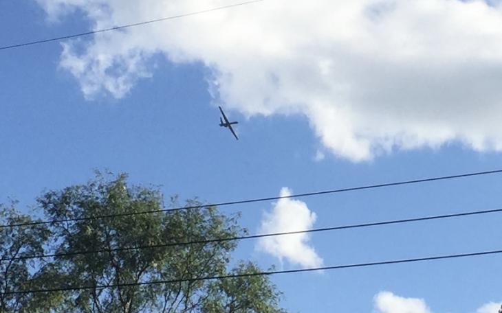 Reaper UAV Drone Flying Over San Angelo 2021 (LIVE! Photo/Yantis Green)