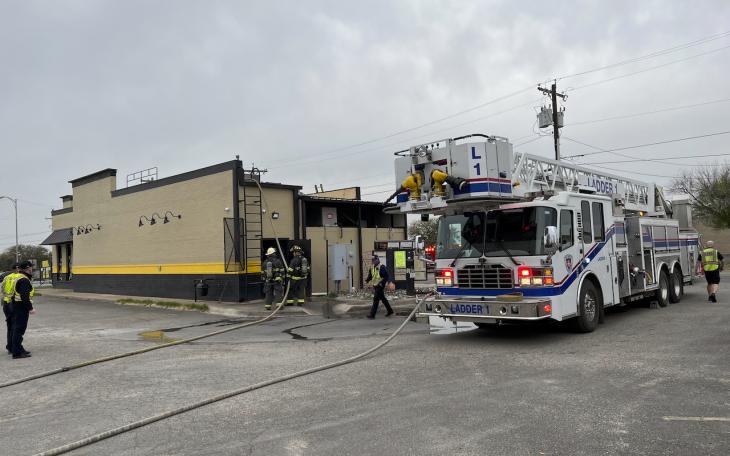 Fire at the burrito joint on March 9, 2023