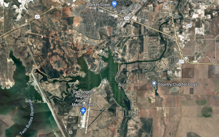 Lake Nasworthy 2023 Google Map (Courtesy/google)