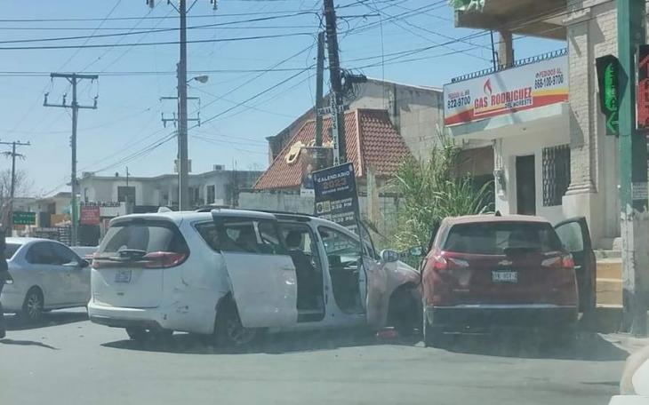 Image of Van in Matamoros Kidnapping (Courtesy/Twitter)