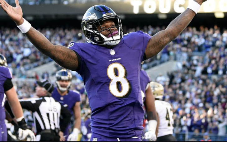 Baltimore Ravens' Lamar Jackson