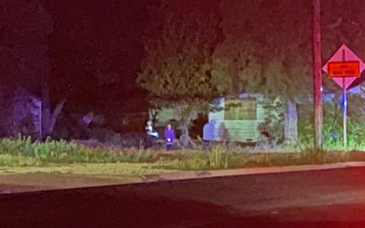 San Angelo's homeless camp on the early morning of a reported stabbing, April 26, 2023