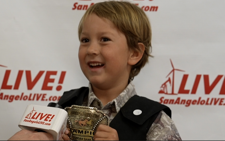 Mutton Bustin' Champion Wrecker Williams