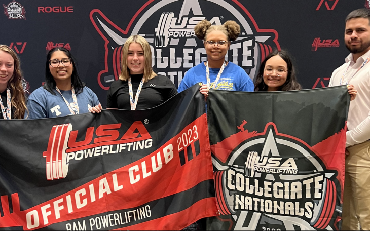 Ram Powerlifting Team at the 2023 National Meet