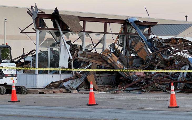 NAPA Building Demolished 5/22/23 (LIVE! Photo/Yantis Green)