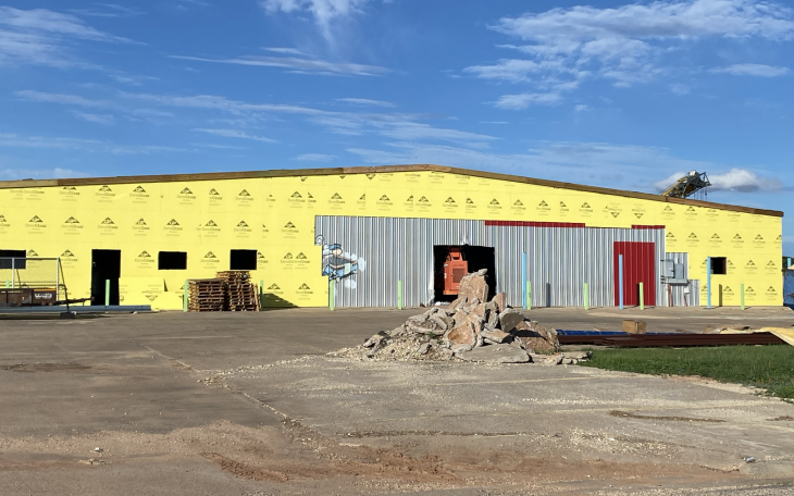 La Esperanza During Construction