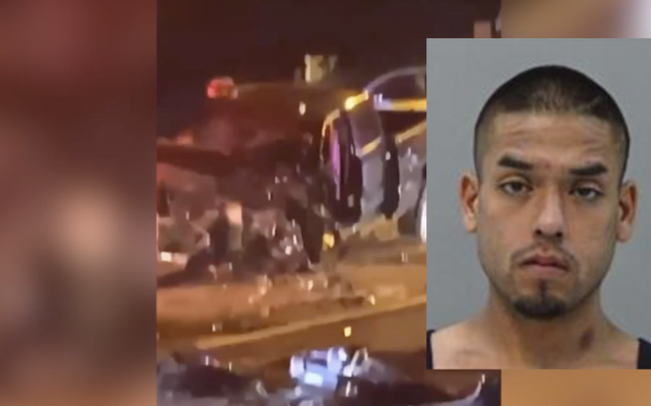 Crash at Van Zandt and South Bell Street