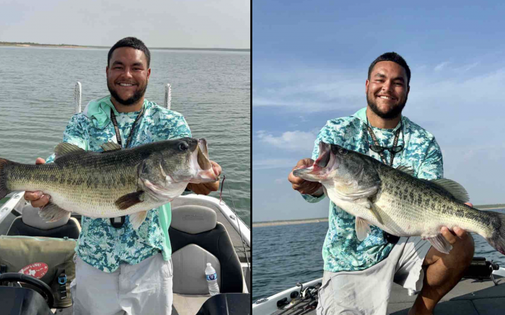 Jonathan Stark and his two fish.