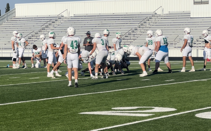 Wall Hawks at Practice