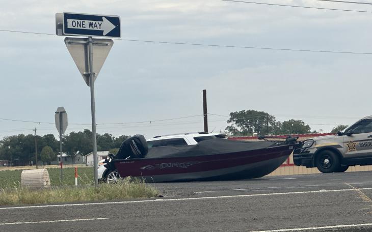 Crash on US 87 S and Brodnax Lane on Sep. 11, 2023
